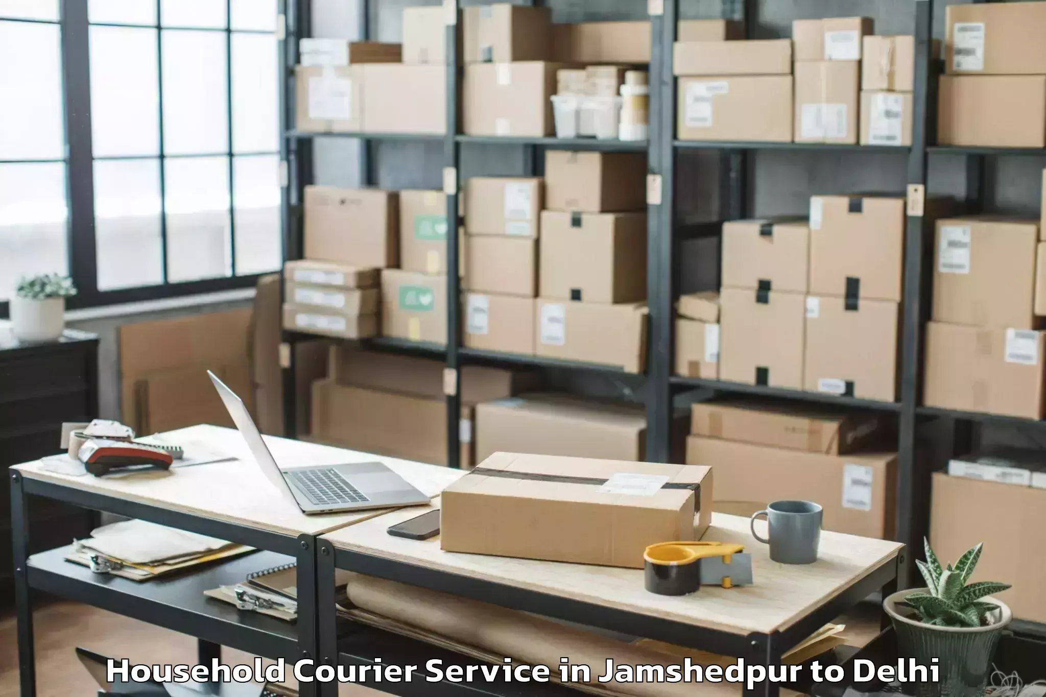 Jamshedpur to Chanakya Puri Household Courier